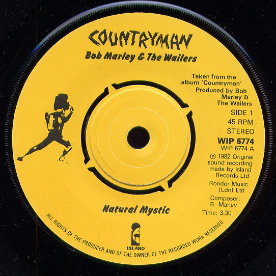 Bob Marley & The Wailers : Natural Mystic (7")