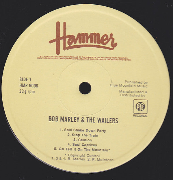 Bob Marley & The Wailers : Bob Marley & The Wailers (LP, Album)
