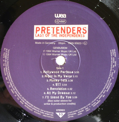 The Pretenders : Last Of The Independents (LP, Album)
