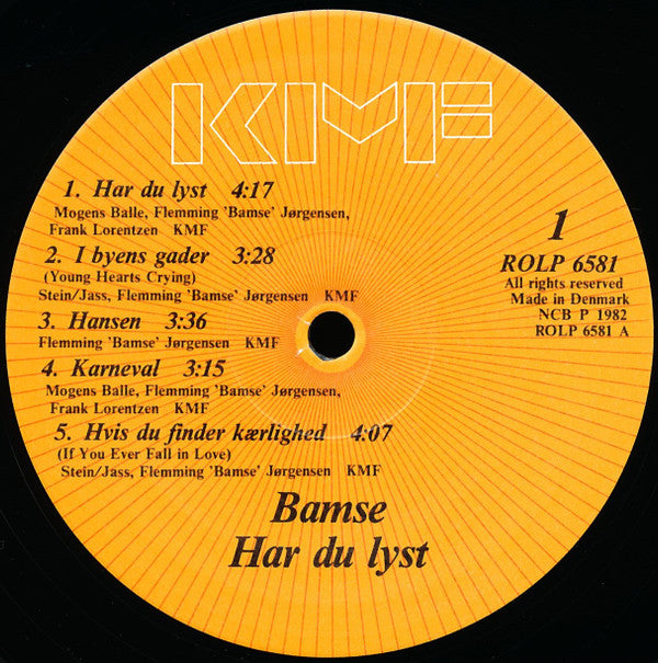 Bamses Venner : Har Du Lyst...  (LP, Album)