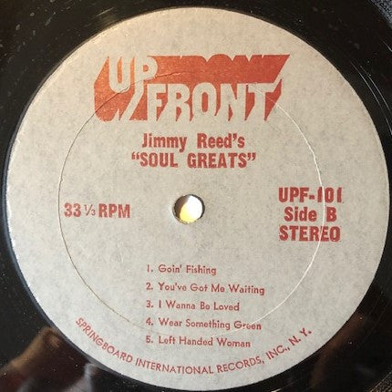 Jimmy Reed : Jimmy Reed's Soul Greats (LP, Comp)