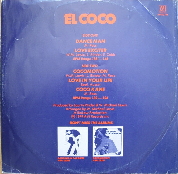 El Coco : Dance Man (12", Single, Mixed)