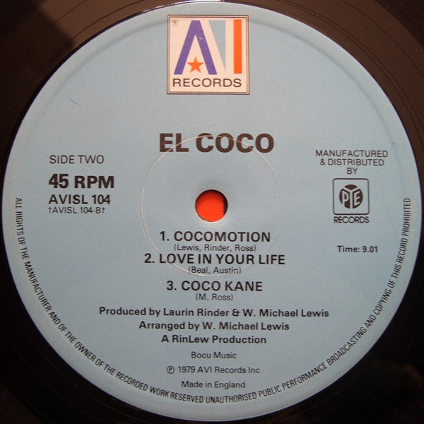 El Coco : Dance Man (12", Single, Mixed)