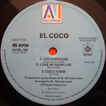El Coco : Dance Man (12", Single, Mixed)