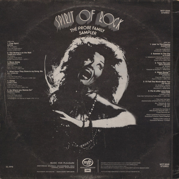 Various : Spirit Of Rock (LP, Comp, Lab)