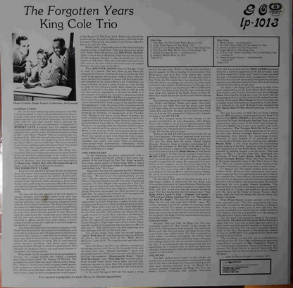The Nat King Cole Trio : The Forgotten Years (LP, Album, Ltd)