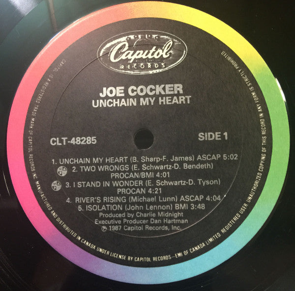 Joe Cocker : Unchain My Heart (LP, Album)