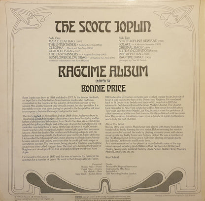 Ronnie Price : The Scott Joplin Ragtime Album (LP, Album, RE)