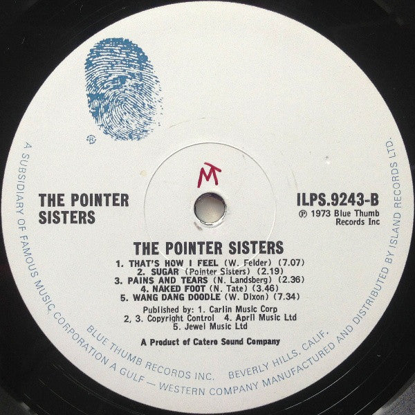 Pointer Sisters : The Pointer Sisters (LP, Album, Gat)