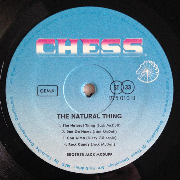 Brother Jack McDuff : The Natural Thing (LP)