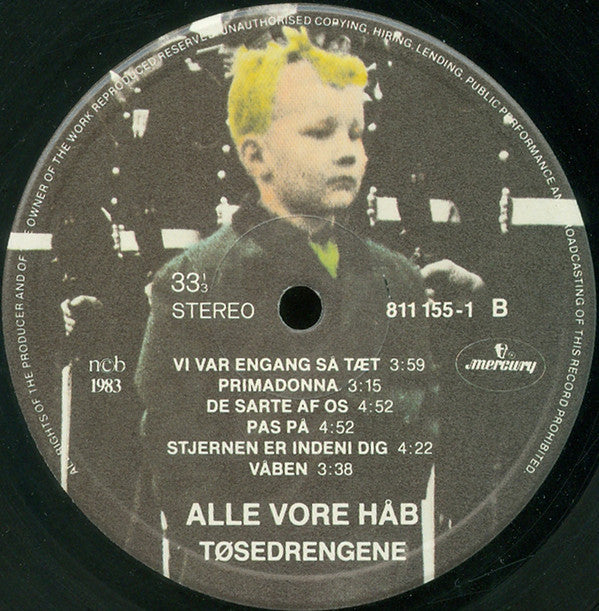 Tøsedrengene : Alle Vore Håb (LP, Album)