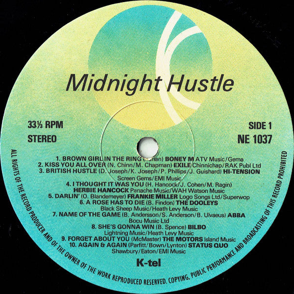 Various : Midnight Hustle (LP, Comp)