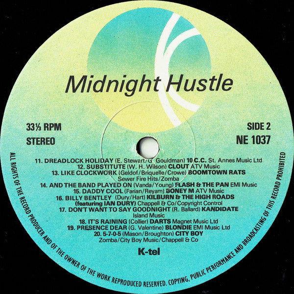 Various : Midnight Hustle (LP, Comp)