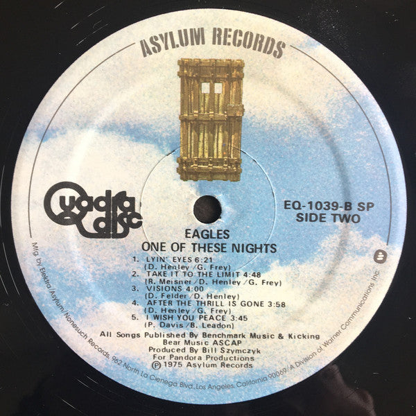 Eagles : One Of These Nights (LP, Album, Quad)