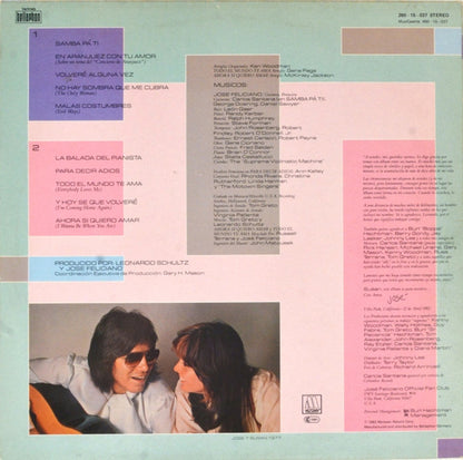 José Feliciano : Escenas De Amor = Love Scenes (LP, Album)