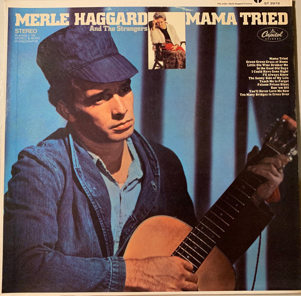 Merle Haggard And The Strangers (5) : Mama Tried (LP, Album, Los)