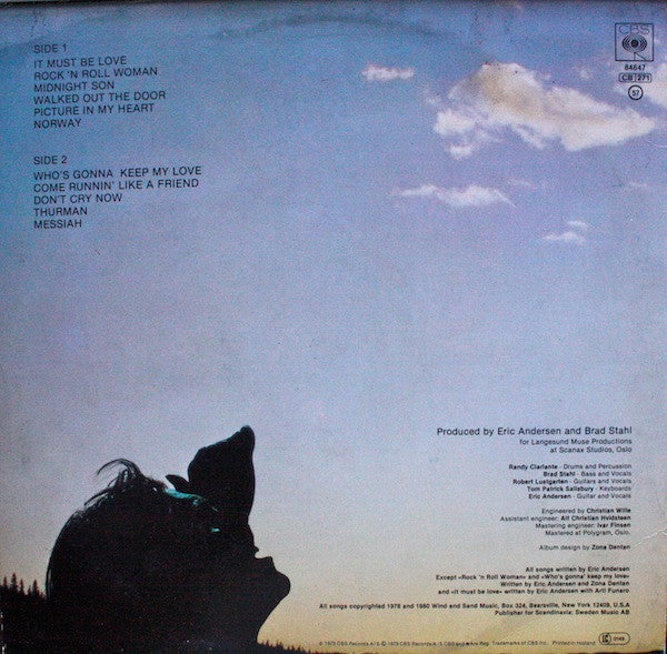 Eric Andersen (2) : Midnight Son (LP, Album)