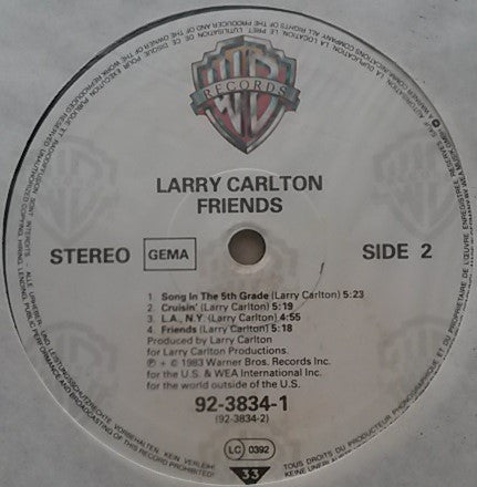 Larry Carlton : Friends (LP, Album)