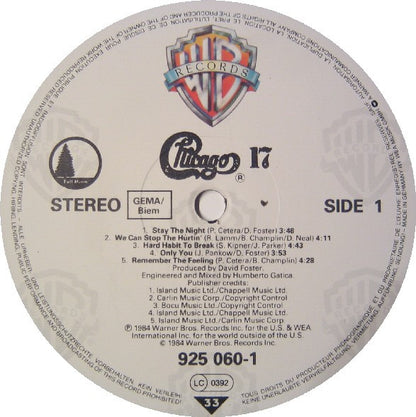 Chicago (2) : Chicago 17 (LP, Album)