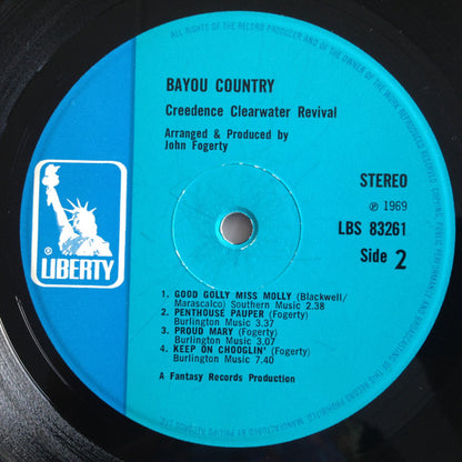 Creedence Clearwater Revival : Bayou Country (LP, Album)