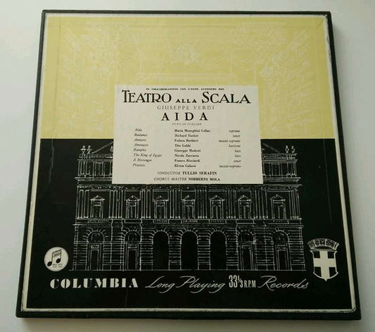 Giuseppe Verdi / Maria Callas / Richard Tucker (2) / Fedora Barbieri / Tito Gobbi / Orchestra Del Teatro Alla Scala E Coro Del Teatro Alla Scala / Tullio Serafin : Aida (3xLP, Mono)