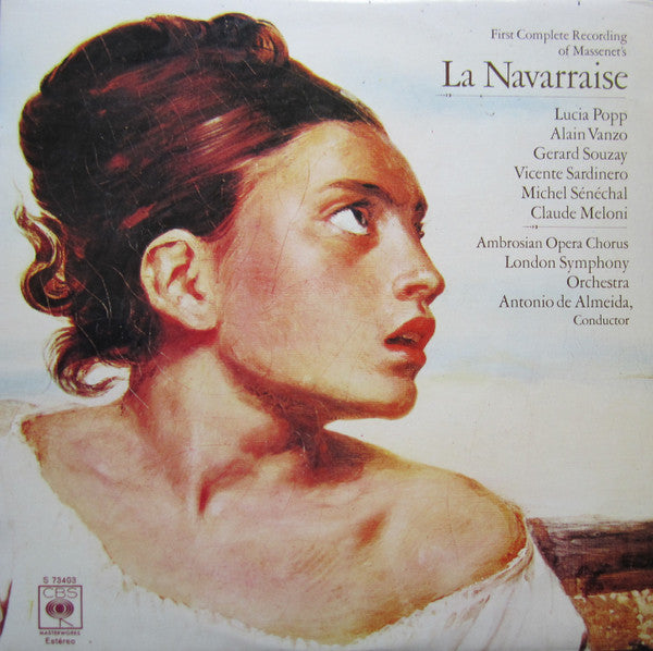 Jules Massenet - London Symphony Orchestra, Antonio De Almeida, The Ambrosian Opera Chorus : La Navarraise (LP)
