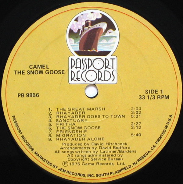 Camel : The Snow Goose (LP, Album, RE, Hub)