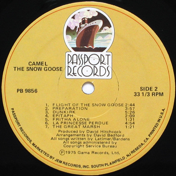 Camel : The Snow Goose (LP, Album, RE, Hub)