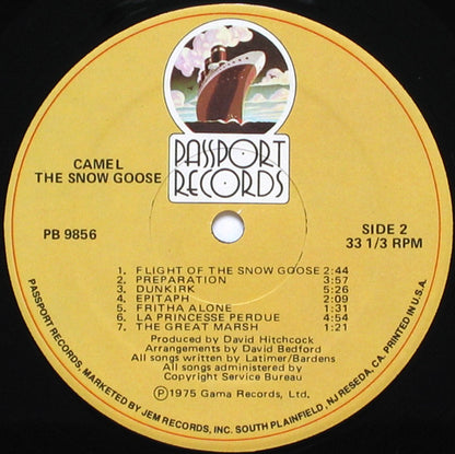 Camel : The Snow Goose (LP, Album, RE, Hub)