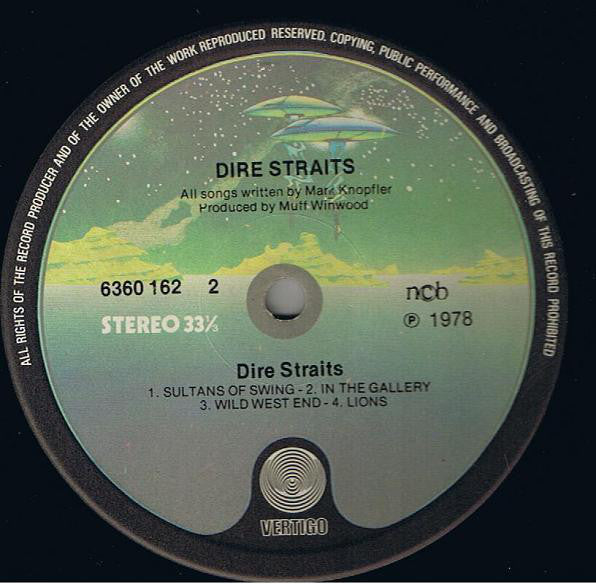 Dire Straits : Dire Straits (LP, Album)