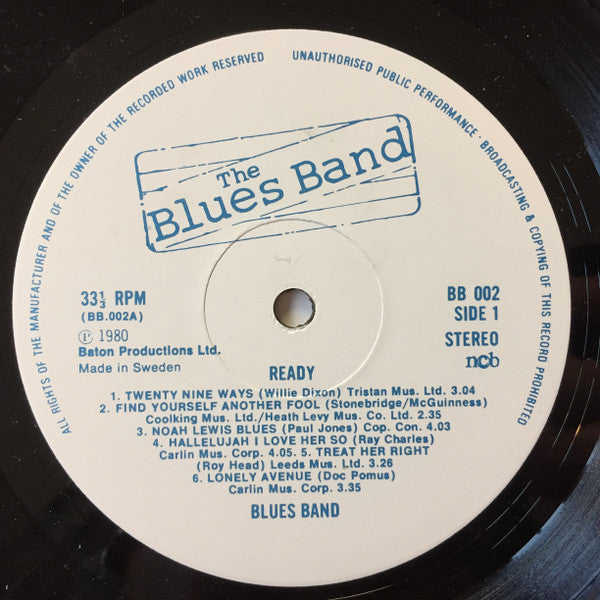 The Blues Band : Ready (LP, Album)