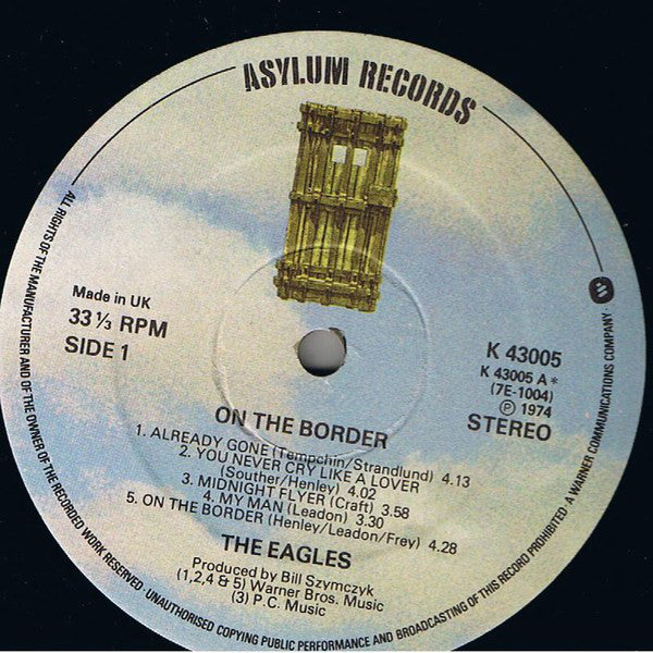 Eagles : On The Border (LP, Album, RE)