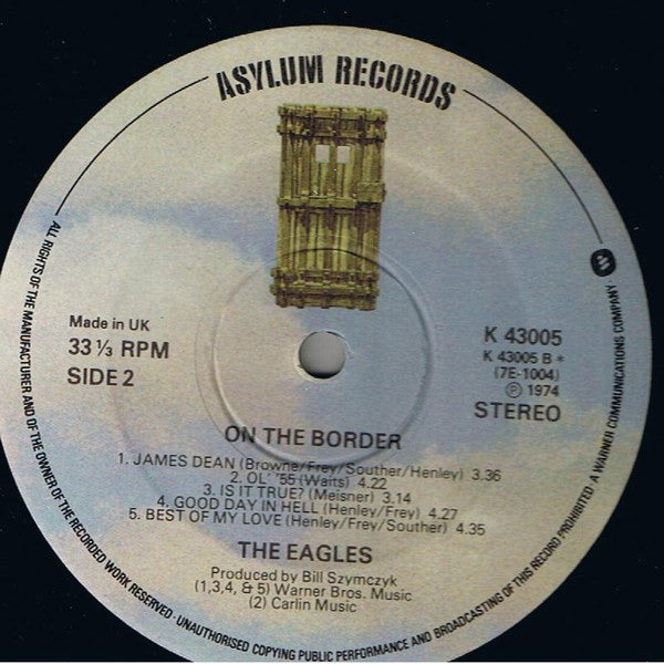 Eagles : On The Border (LP, Album, RE)