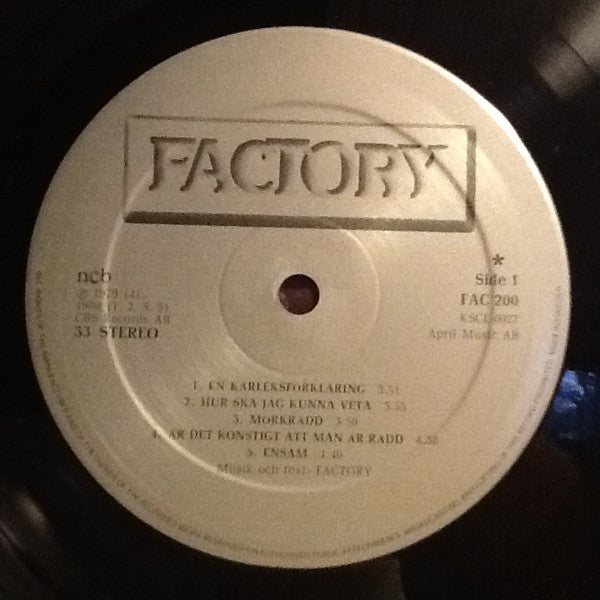 Factory : II (LP, Album)