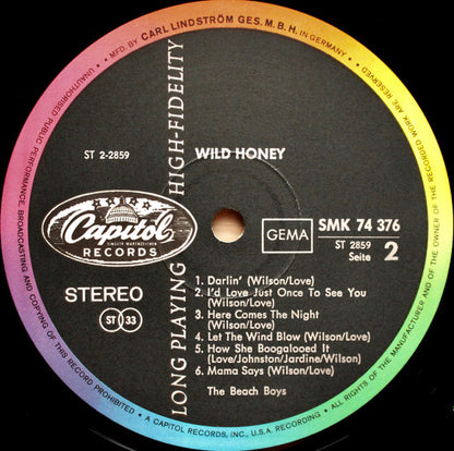 The Beach Boys : Wild Honey (LP, Album)