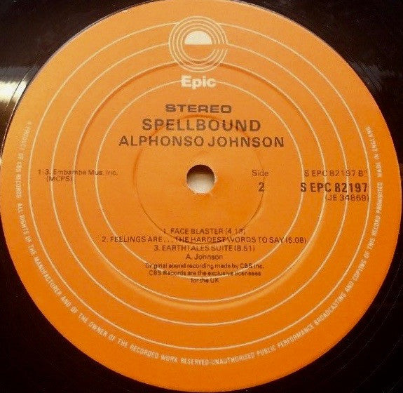 Alphonso Johnson : Spellbound (LP, Album)
