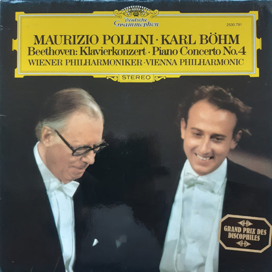 Maurizio Pollini · Karl Böhm, Ludwig van Beethoven, Wiener Philharmoniker = Wiener Philharmoniker : Klavierkonzert = Piano Concerto No.4 (LP)