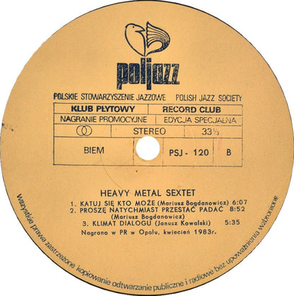 Heavy Metal Sextet : Heavy Metal Sextet (LP, Album, Club, Promo, S/Edition)