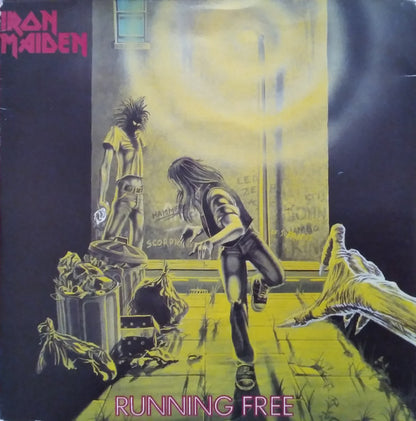 Iron Maiden : Running Free (7", Single, Car)