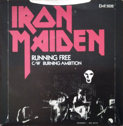 Iron Maiden : Running Free (7", Single, Car)