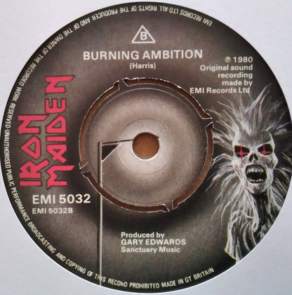 Iron Maiden : Running Free (7", Single, Car)