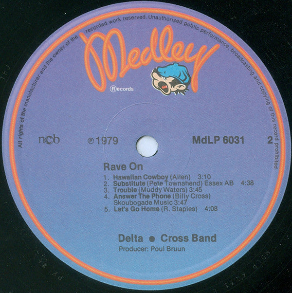 Delta-Cross Band : Rave On (LP, Album)