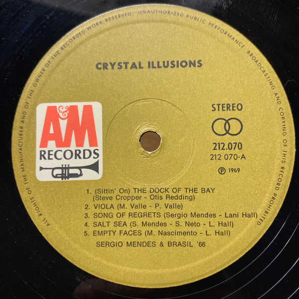 Sérgio Mendes & Brasil '66 : Crystal Illusions (LP, Album)