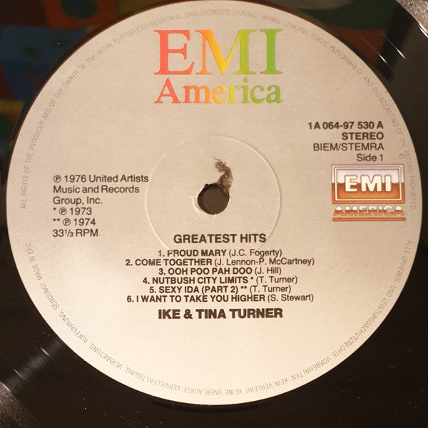 Ike & Tina Turner : Greatest Hits (LP, Comp, RE)