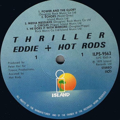 Eddie And The Hot Rods : Thriller (LP, Album)