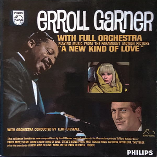 Erroll Garner With Full Orchestra Conducted By Leith Stevens : Playing Music From The Paramount Motion Picture "A New Kind Of Love" (LP, Album, Mono)