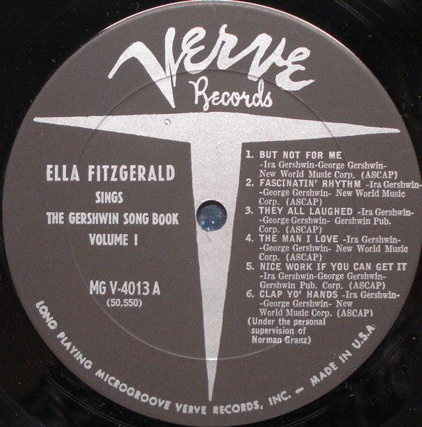 Ella Fitzgerald : Ella Fitzgerald Sings The Gershwin Song Book Vol. 1 (LP, Album, Mono, Hol)