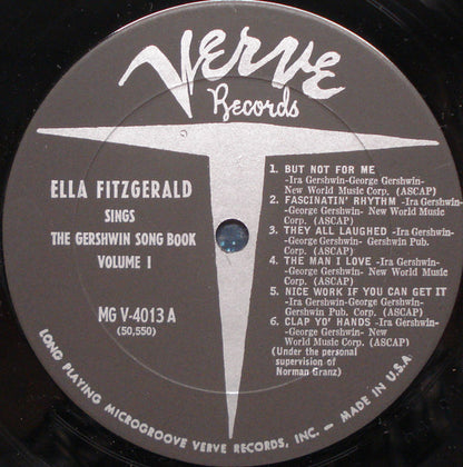 Ella Fitzgerald : Ella Fitzgerald Sings The Gershwin Song Book Vol. 1 (LP, Album, Mono, Hol)