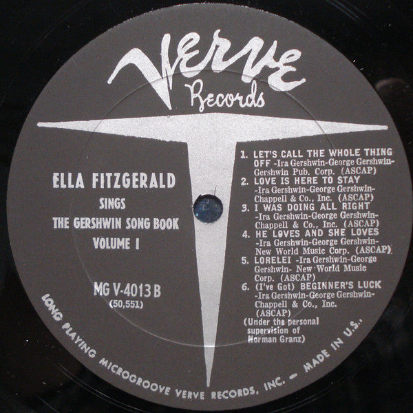 Ella Fitzgerald : Ella Fitzgerald Sings The Gershwin Song Book Vol. 1 (LP, Album, Mono, Hol)