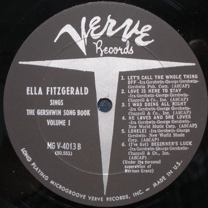 Ella Fitzgerald : Ella Fitzgerald Sings The Gershwin Song Book Vol. 1 (LP, Album, Mono, Hol)
